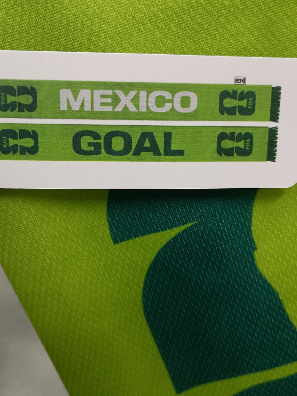 FIFA Official Licensed Mexico World Cup Soccer Scarf * 63 Inches * New